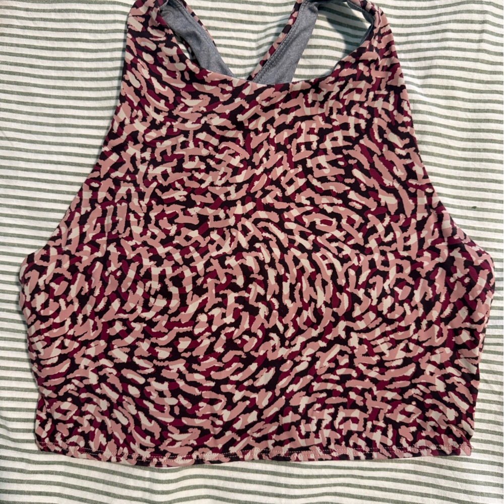 Born primitive Pink & Burgundy Tank Top